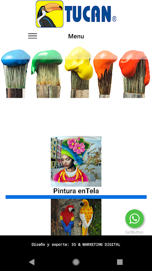 Pinturas Tucan Screenshot 0