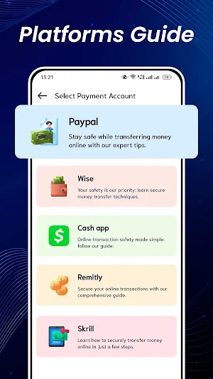 Create Payment Accounts Easily Screenshot 1