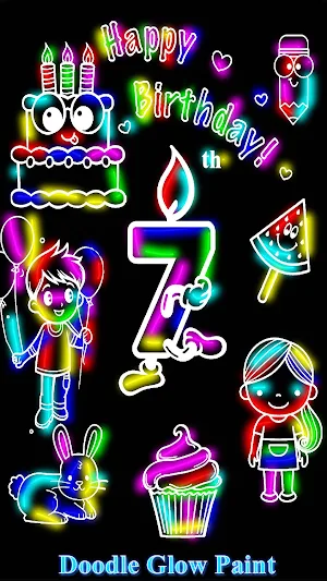 Happy Birthday Coloring Pages Screenshot 1