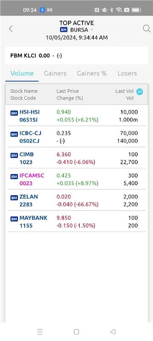 RHB BTX Mobile (Enhanced) Screenshot 1