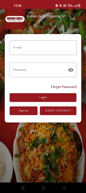 Indian Grill Oneonta NY Screenshot 0