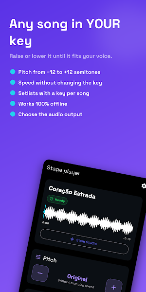 PitchPro: Backing Track Key Screenshot 0