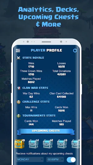 Clash Mate - Stats, Decks & Chests Screenshot 1