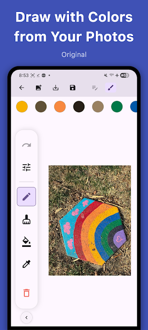Pick-to-Draw: Photo Palette Screenshot 0
