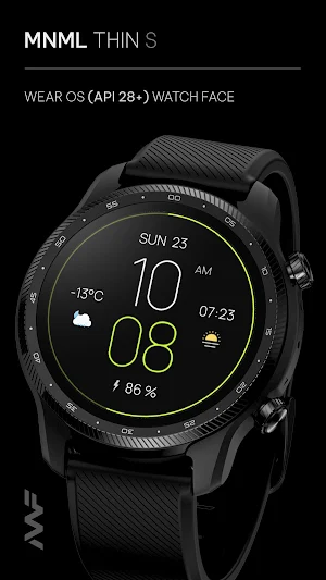Awf MNML Thin - watch face Screenshot 0