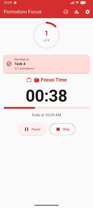 Pomodoro Focus - Timer & Tasks Screenshot 0
