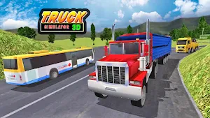 Truck Simulator Europe 3D Game Screenshot 0