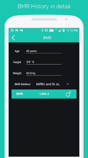 BMI Calculator - Weight Loss & BMR Calculator Screenshot 3