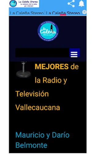 La Caleña Stereo Screenshot 2