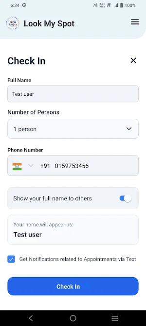 LookMySpot Screenshot 0