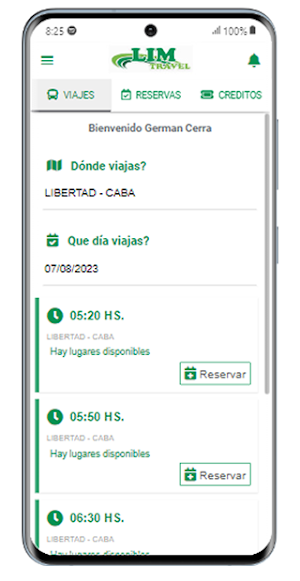 LIM Travel Screenshot 2