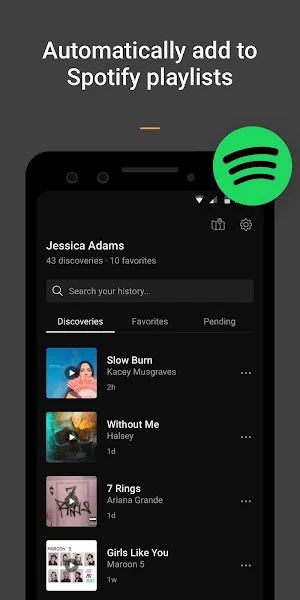 SoundHound - Music Discovery & Lyrics Screenshot 2