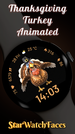 Thanksgiving Turkey Animated Screenshot 0