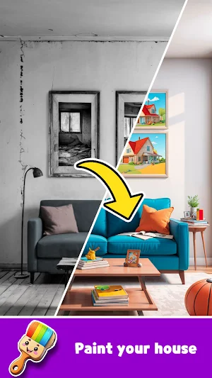 Ball Sort House Decoration Screenshot 1