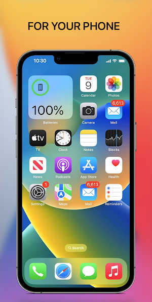 iCenter iOS 16: X - Status Bar Screenshot 2