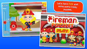 Fireman Kids Puzzles Screenshot 0