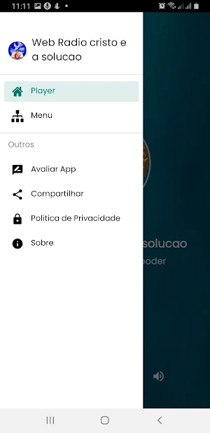 Web Radio Cristo e a Solucao Screenshot 1