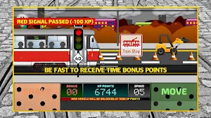 Tram Driver Simulator 2D - light rail train sim Screenshot 2