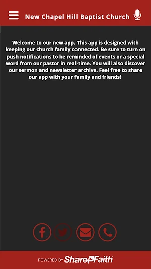 New Chapel Hill Baptist Church Screenshot 1