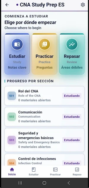 CNA Study Prep Español Screenshot 0
