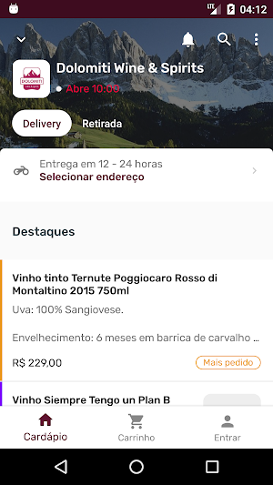 Dolomiti Wine Screenshot 0