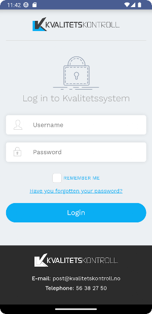 Kvalitetskontroll AS Screenshot 1