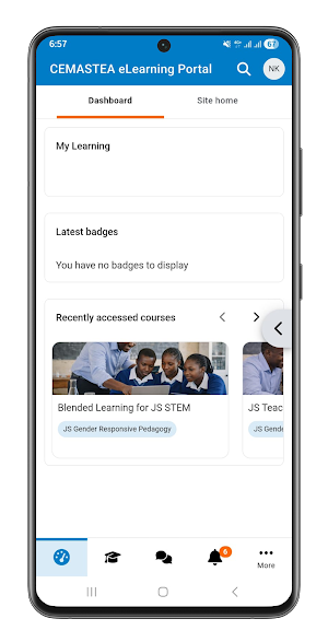 CEMASTEA eLearning App Screenshot 0
