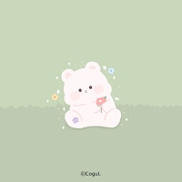 카카오톡 테마 - 곰도리도리_산뜻한 봄 (카톡테마)