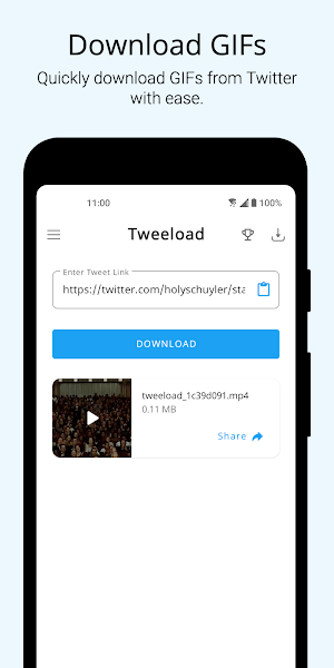 Video Downloader for Twitter Screenshot 2