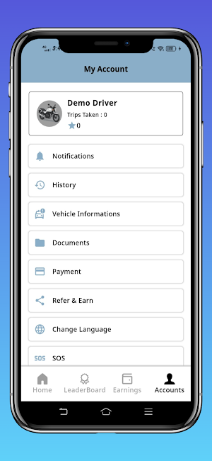 Dhairya Cab Partner Screenshot 3