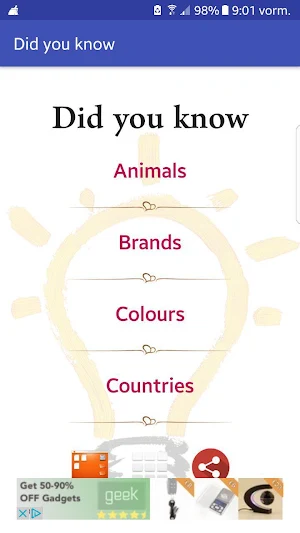 Did you know Screenshot 2