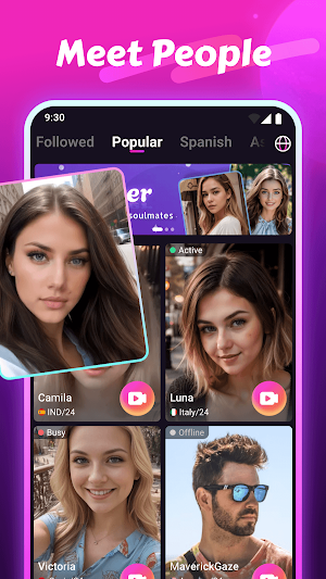 Soulmet - Video Chat Screenshot 1