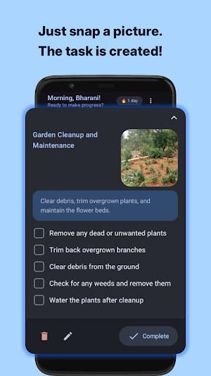 WhimAway: Think → Tasks Screenshot 0