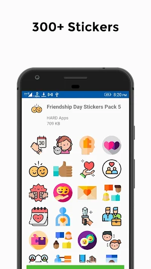 Friendship Sticker For WhatsApp WAStickerApp Screenshot 2