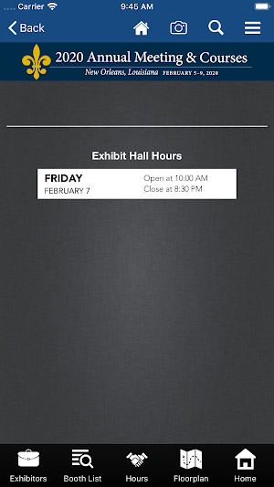 ACNS Events Screenshot 1