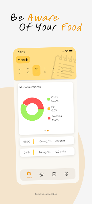 SugarNotes - Diabetes Logbook Screenshot 1