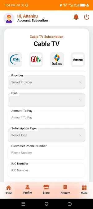 Msjdatasubs | data & airtime Screenshot 1