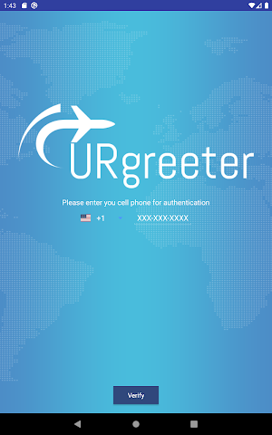 URgreeter Screenshot 2