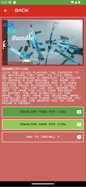 Gun Weapon melon Playgrounds Screenshot 0