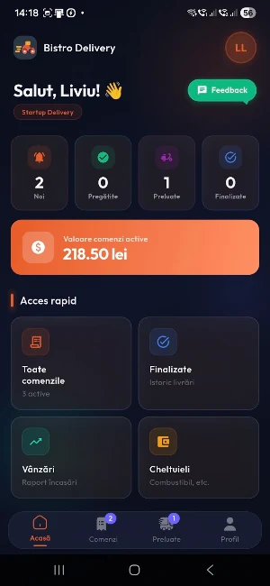 Bistro Delivery Screenshot 0