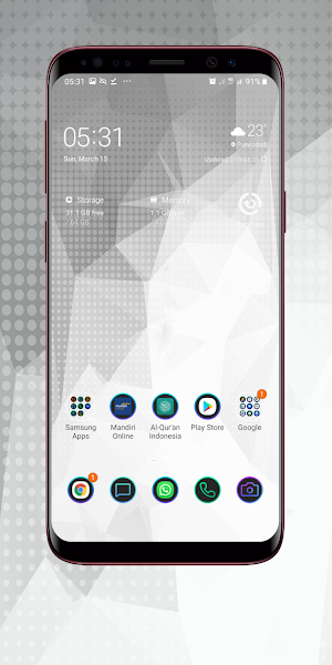 Gray And White Wallpaper Screenshot 2