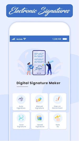 Electronic Signatures Maker Screenshot 0