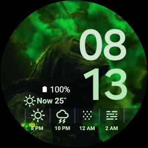 Animated Toxic 911 Watch face Screenshot 2