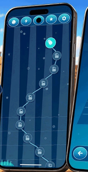 Aqua Bounce Screenshot 2