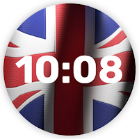 Animated UK Flag Watch Face