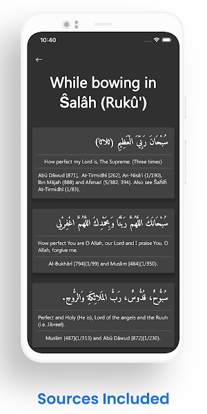 Hisnul Muslim (Muslim Pocket) - Quran,Sunnah,Islam Screenshot 3