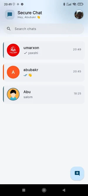 Secure chat Screenshot 0