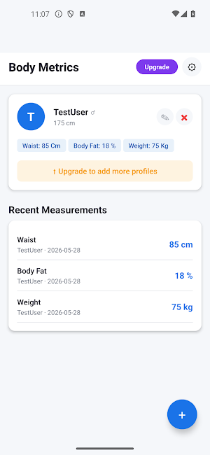 Body Metrics Screenshot 0