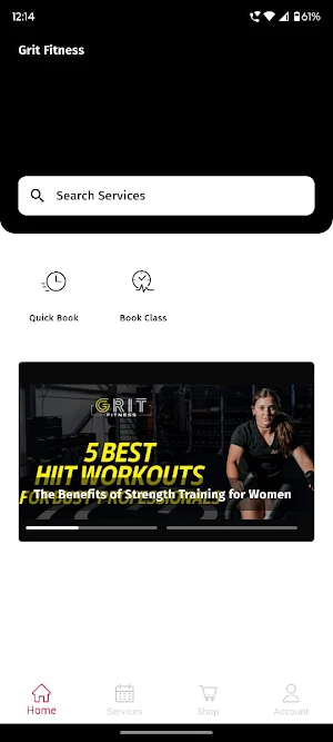 Grit Fitness NWI Mobile Screenshot 0