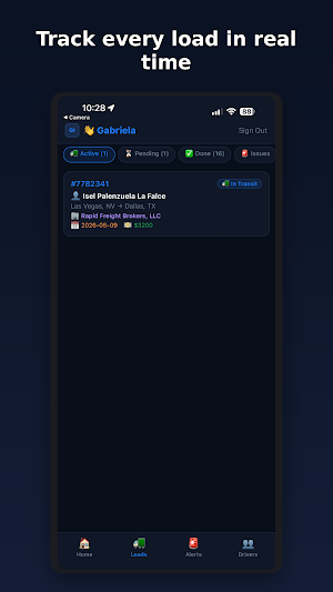 GILoad — AI Dispatch Workspace Screenshot 1